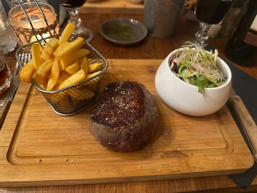 The menu